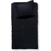 Damai Dekbedovertrek Linea Black Onyx Satijn-140 x 200 / 220 cm | 1-Persoons