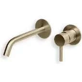 Blue Microphones Bron Slim inbouw wastafelkraan 18 cm geborsteld goud