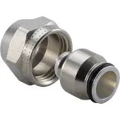 Uponor MLC klemkoppeling 2-delig 3/4"x16mm euroconus