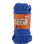 Suki Koord gedraaid Blauw 10mm (15m)