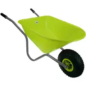 Talentools Kinderkruiwagen lime/grijs metaal/kunststof Talen Tools