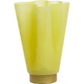 Light & Living Light&living Tafellamp LED Ø16,5x29 cm MALU glas licht geel