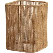 Light & Living 4620908 - Kap vierkant rond hoog 20-20-26 cm TOSSA jute naturel