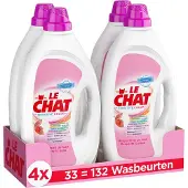 Le Chat - Sensitive - Gevoelige Huid - Vloeibaar Wasmiddel - Gekleurde Was - Voordeelverpakking - 4 x 33 Wasbeurten