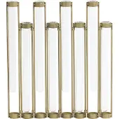 Light & Living Vaas deco 33,5x3x39 cm TUBE antiek brons (Brons)