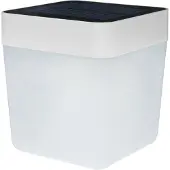 Lutec Tafelkubus, grondverlichting voor buiten, wit, polycarbonaat (PC), synthetisch materiaal, IP44, geschikt voor tuin en straat, energieklasse III