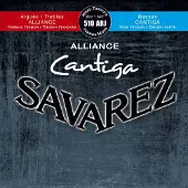 Savarez snarenset klassieke gitaar - 510-ARJ - KF composite fiber Cantiga basses hybrid tension