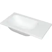 Ink Enter Fontein - 40x22x1cm - 0 kraangaten - polystone wit mat 3404351