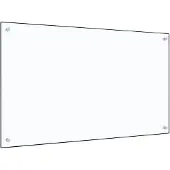 vidaXL Spatscherm keuken 100x60 cm gehard glas transparant