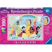 Ravensburger puzzel Disney Princess XXL 100 stukjes glitter