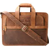 LEATHER DESIGN The Rat Pack A4 Schoudertas 15.6'' Arthur Bruin