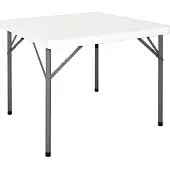 Bolero Opklapbare Partytafel Wit | 86 x 86 cm