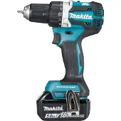 Makita DDF484RTJ 18Volt accuboor/schroefmachine inclusief 3 accu's 5,0 Ah en snellader in MBox - DDF484RT3J met 3x NL1850B + DC18RC in MBOX