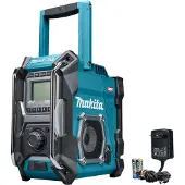 Makita MR001GZ01 | Bouwradio | Wit | FM/AM | Body | Zonder accu's en lader - MR001GZ01