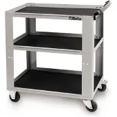 Beta C51 Grijze Trolley Gereedschapswagen | 3 Plateaus - 051000002