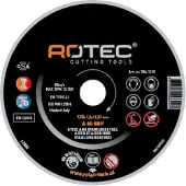 Rotec doorslijpschijven INOX 125x1,3x22,2 A60SX (VPE10) - 7861126