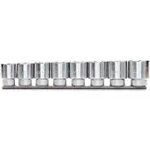 Beta 8-delige set dopsleutels zeskant (art. 920A) met support 920A/SB8 - 009200042