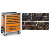 HBM 7 Laden Gereedschapswagen Oranje 240 Delig 2400S O7/E-S