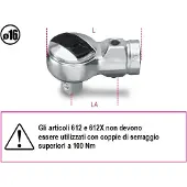 Beta Omschakelbare ratelkop voor momentsleutels 614 - 006140000