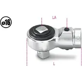 Beta Doorsteek ratelkop voor momentsleutels 614/50 - 006140002