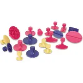 Beta 19-delig assortiment kunststof pads voor artikel 1366A 1366KF - 013660205