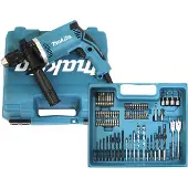 Makita HP1631KX3 Klopboormachine 1 snelheid 710 W Incl. accessoires, Incl. koffer