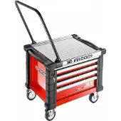 Facom Jet Gereedschapswagen 4 Laden M3 Laag Rood - JET.CR4M3A - JET.CR4M3A