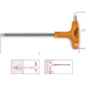 Beta Haakse stiftsleutels met krachthandgreep, vervaardigd uit roestvast staal 96T INOX 8 - 000961943
