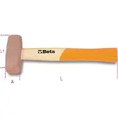 Beta Koperen hamers houten steel 1385 1000 - 013850410