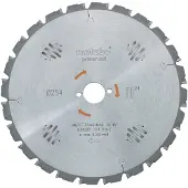 Metabo Cirkelzaagblad HW/CT Ø 250x30, 24 WZ - 628013000