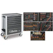 Beta gevulde gereedschapswagen 309-delig, 2400S G7/E-M, grijs