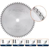 Rotec HM dry-cutter zaagblad bouwstaal, ø355x2,4x30mm Z=80 WWF - 5560164