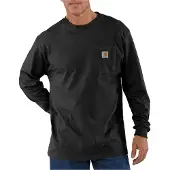 Carhartt Longsleeve Men Workwear Pocket L/S Black-S