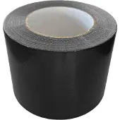 Kortpack - Duct-Tape 96mm breed x 50mtr lang - Zwart - 1 rol - Met de Hand Scheurbaar - Reparatietape - Kerndiameter: 76mm - (021.0082)