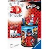Ravensburger Pennenbak Miraculous - 3D Puzzel - 54 stukjes