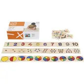 Toys for Life 'Van 1 tot 10' - Leren tellen - Educatief speelgoed - Houten speelgoed - Sensorisch speelgoed - Spelend leren rekenen - Educatief speelgoed van 3 tot 6 jaar