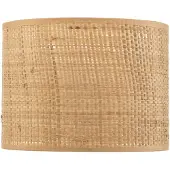 Helam Lampenkap Abba E27 Ø20/hoogte 15 cm, rotan, hout licht, Hout