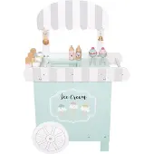Jabadabado Ice Cream Stand - Speelgoed Hout Blue - W7136