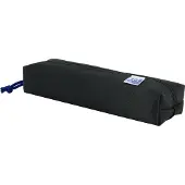 Oxford Etui - zwart met elastiek - rechthoekig pennenetui 22cm - etui jongens - etui meisjes