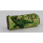 Dino World Dinosaurus - T-rex - Etui - Groen - schoolspullen -dino (22 x 8 x 8 cm)