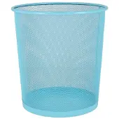 Gerimport Kantoor prullenbak/papiermand 12 liter blauw - Prullenmanden