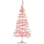 Krist+ kunstboom/kunst kerstboom - lichtroze - 120 cm - Kunstkerstboom