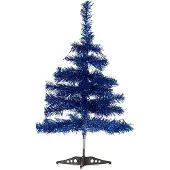 Krist+ kunst kerstboom - klein - blauw - 60 cm - Kunstkerstboom