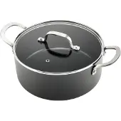 ISENVI Murray keramische kookpan 28 CM - RVS greep - Antraciet - Keramisch - 100% PFAS, PTFE en PFOA vrij