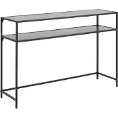Molecule Rechthoekige Consoletafel Seaford Essenzwart Ruw Melamine