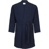 Schiesser Badjas kort donkerblauw