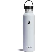 Hydroflask Standard Mouth Flex Cap Drinkfles (709 ml) - Wit