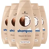 Schwarzkopf Repair & Care shampoo - 5 x 400 ml - voordeelverpakking