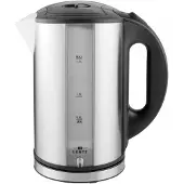 Lentz RVS waterkoker van , met afneembaar filter, 2200 W, inhoud: 1,7 liter | met LED-verlichting