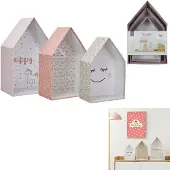 Home Deco Kids Little Princess - set van 3 nestkastjes voor kinderkamer